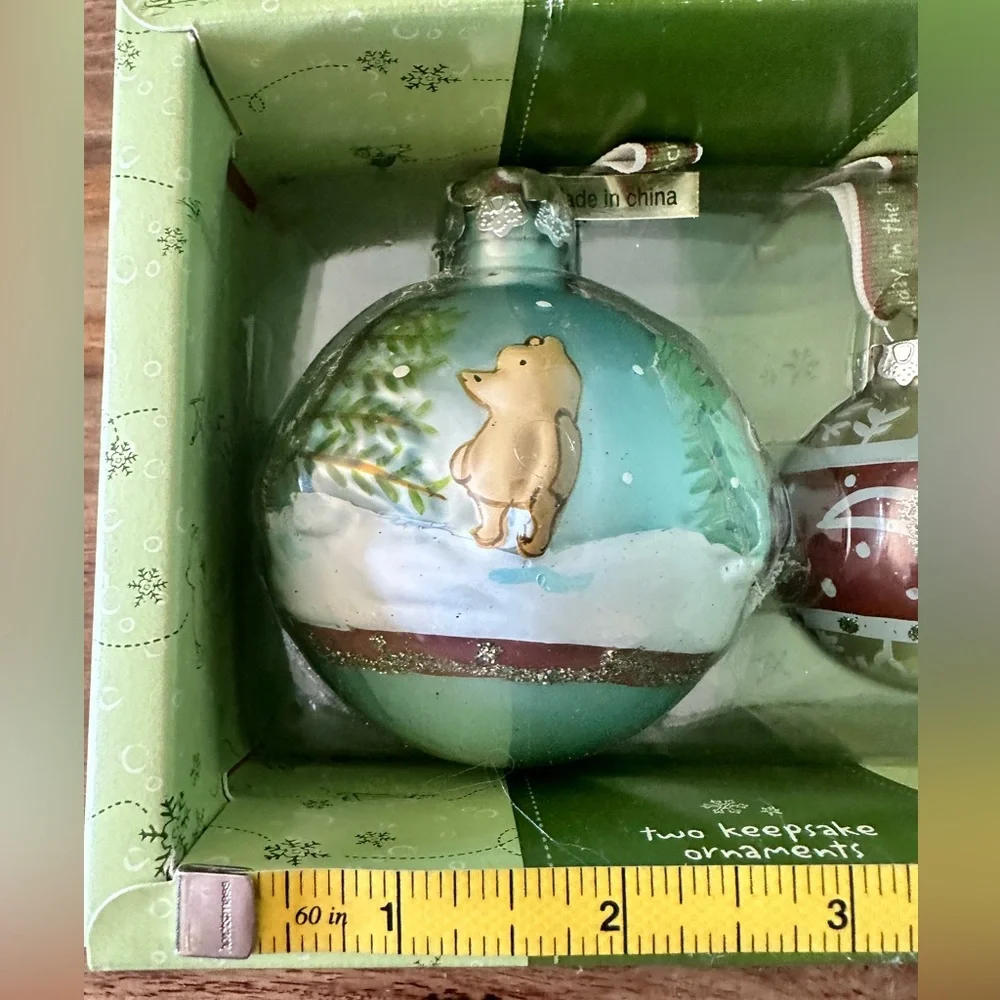 Classic Pooh ornaments brand NEW IN BOX 2